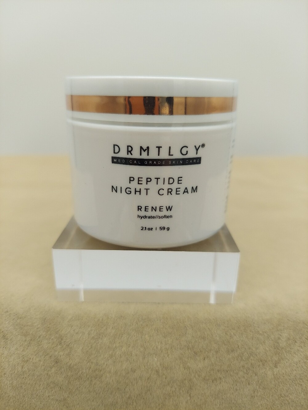 SEALED DRMTLGY Peptide Night Cream, Anti-Aging Face Moisturizer